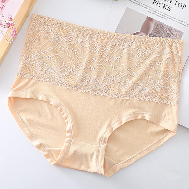 Quần Lót Cotton Phối Ren Cho Nữ