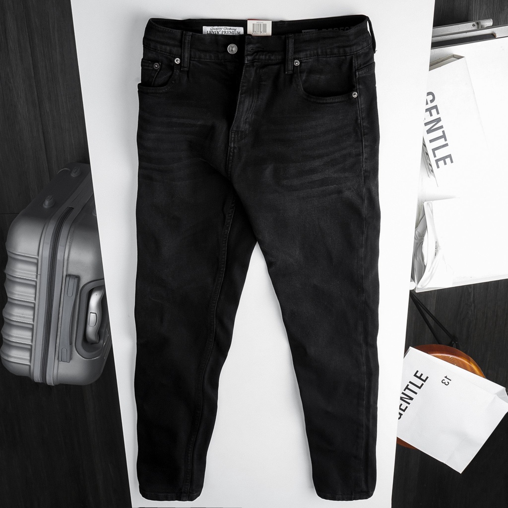 Quần Jean dài nam Lv 514 Straight Fit,dáng suông,ống 18-20cm,chất vải co dãn - JLV550