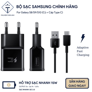 Sạc SAMSUNG s10/s10+ 🔥 CHÍNH HÃNG 🔥 bộ sạc nhanh samsung 15w / hàng bóc máy/ cam kết chuẩn zin 100% / bảo hành 6 tháng