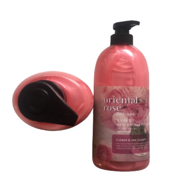 Sữa tắm massage hương hoa hồng Welcos Oriental Rose Shower Gel  750ml hàng nhập khẩu