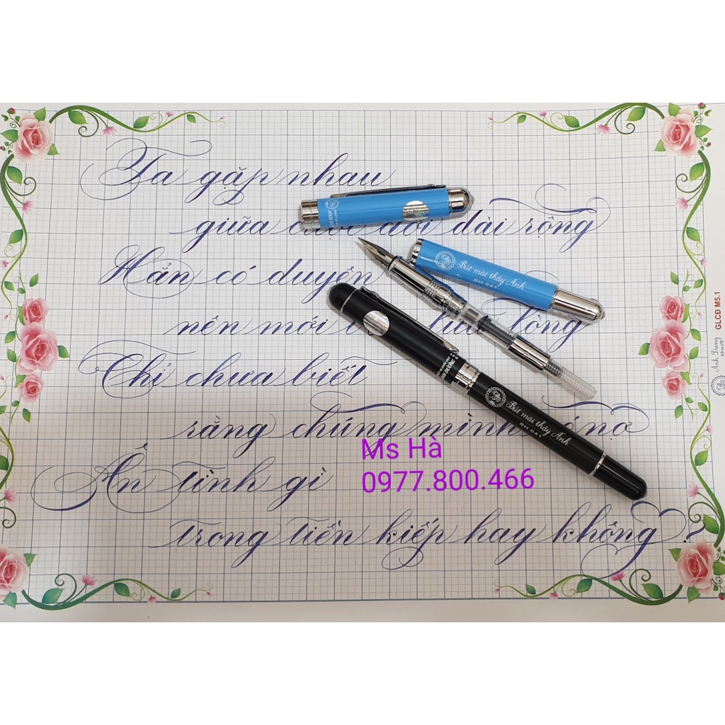 Ngòi Calligraphy G trắng/vàng - thay bút thầy Ánh SH 051, 041, 040; Cánh Diều C01…
