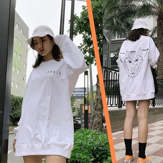 Áo Sweater dài tay HADES dưới 75kg siêu hot - Áo Phông Dày Cho cả Nam và Nữ, form rộng, dài thoải mái