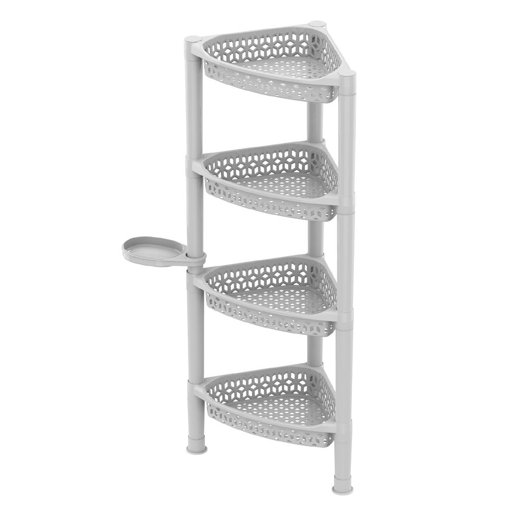 Kệ góc nhựa đa năng nhiều tầng, kệ tam giác nhựa Duy Tân mẫu mới