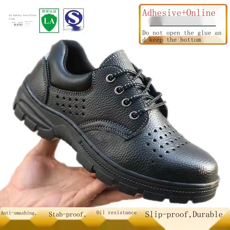 Giày Bảo Hộ Lao Động Mũi Thép Chống Nước Chống Mòn Mềm Mại Thoải Mái Cho Nam