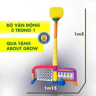 Bộ bowling đa năng 3 trong 1