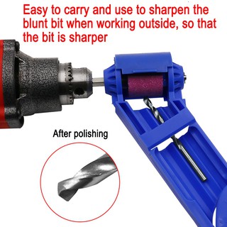 💓1set Corundum Grinding Wheel Drill Bit Sharpener Titanium Drill Drill Bit Powered Tool Parts