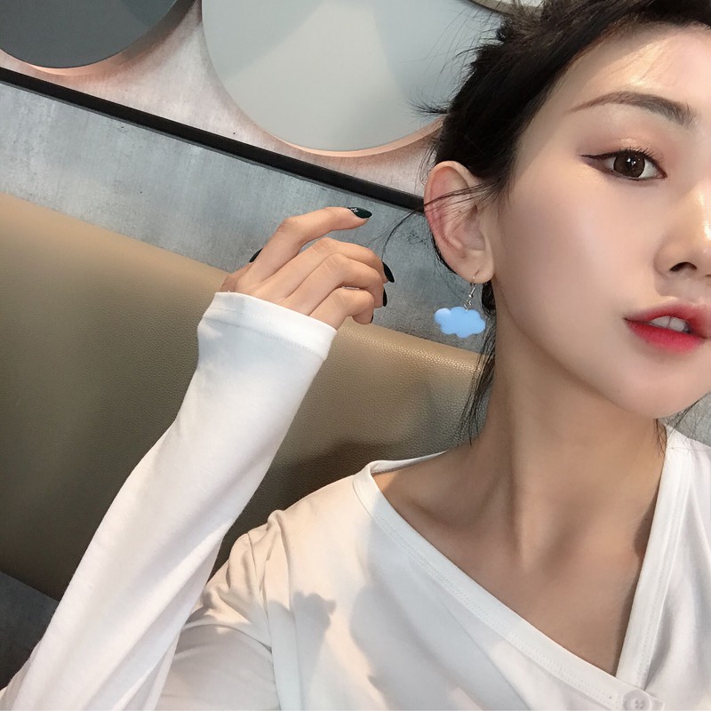 Bông Tai Hình Đám Mây Dễ Thương Hợp Thời Trang A314