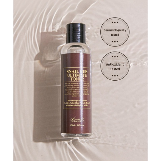 Toner ốc sên lên men BENTON SNAIL BEE ULTIMATE TONER