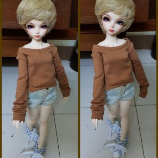 Wig bjd ngắn (tóc giả búp bê)