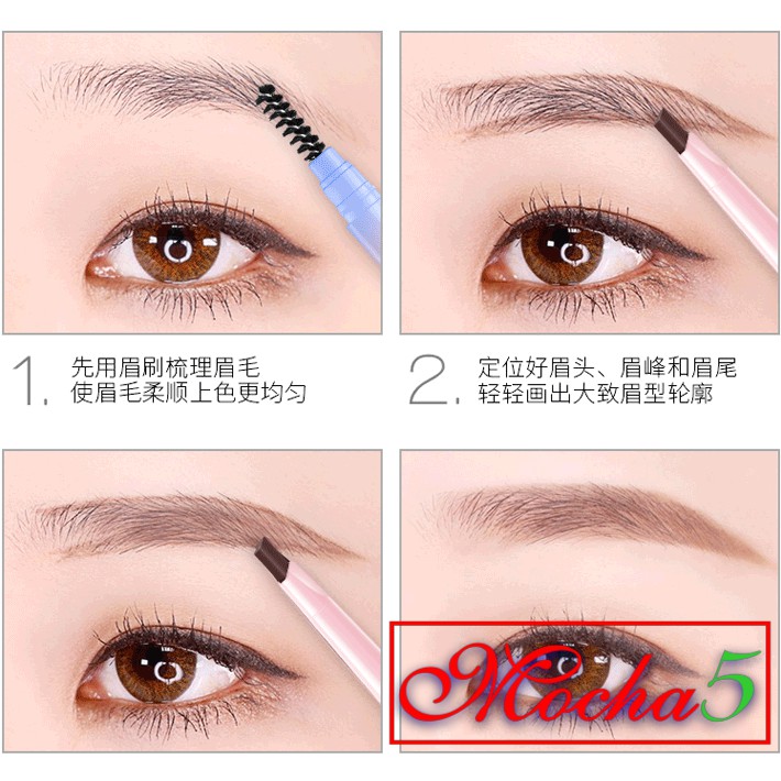 Chì kẻ mày MAYCREATE 2 đầu dễ kể chống nước, chống lem | BigBuy360 - bigbuy360.vn