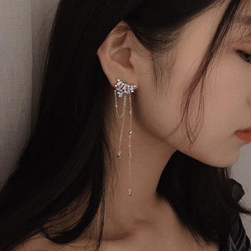 (076) Hoa Tai Huyna Idol Hàn Quốc Dáng Dài Nhấn Điểm Kim Cương ✨✨