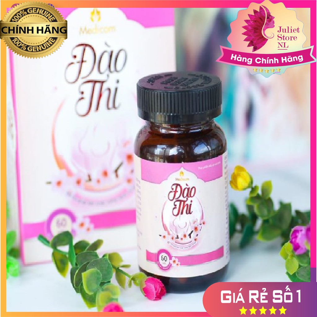 CHÍNH HÃNG ĐÀO THI VIÊN UỐNG NỞ NGỰC ĐÀO THI GIÚP GIA TĂNG VÒNG 1 CĂNG TRÀN SỨC SỐNG KHỎE ĐẸP AN TOÀN HIỆU QUẢ