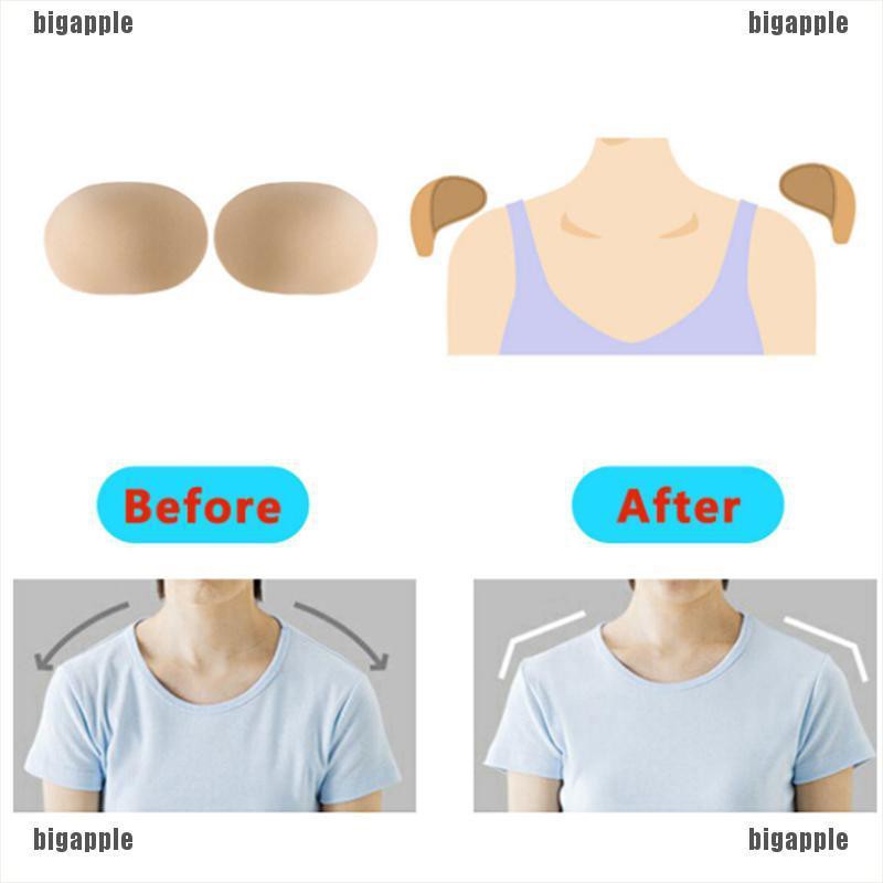 Bộ 2 miếng dán silicon nâng vai vô hình thoáng khí