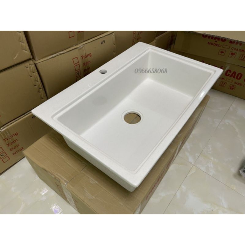 Chậu rửa chén đá nhân tạo 1 hộc
