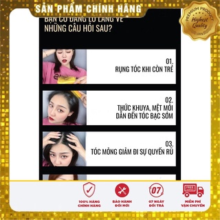 Tóc Phủ Mái Hói (Tóc Phủ Bạc) Cao Cấp Thật 100%