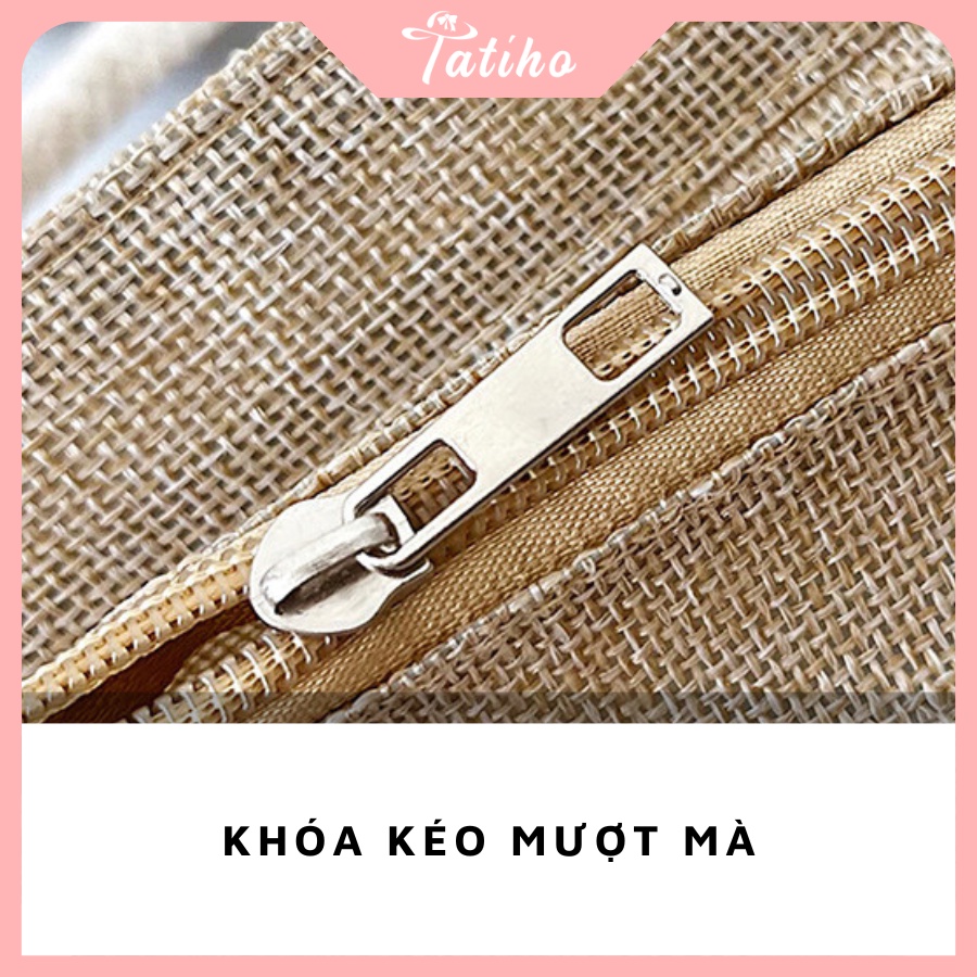 Túi Xách Nữ Giả Cói Thời Trang Đi Biển Cực Xinh Mùa Hè - Tatiho - TUI62
