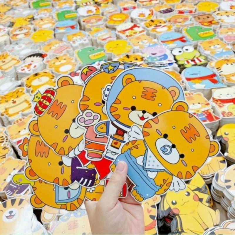 10 bao lì xì hoạt hình chibi trộn mẫu