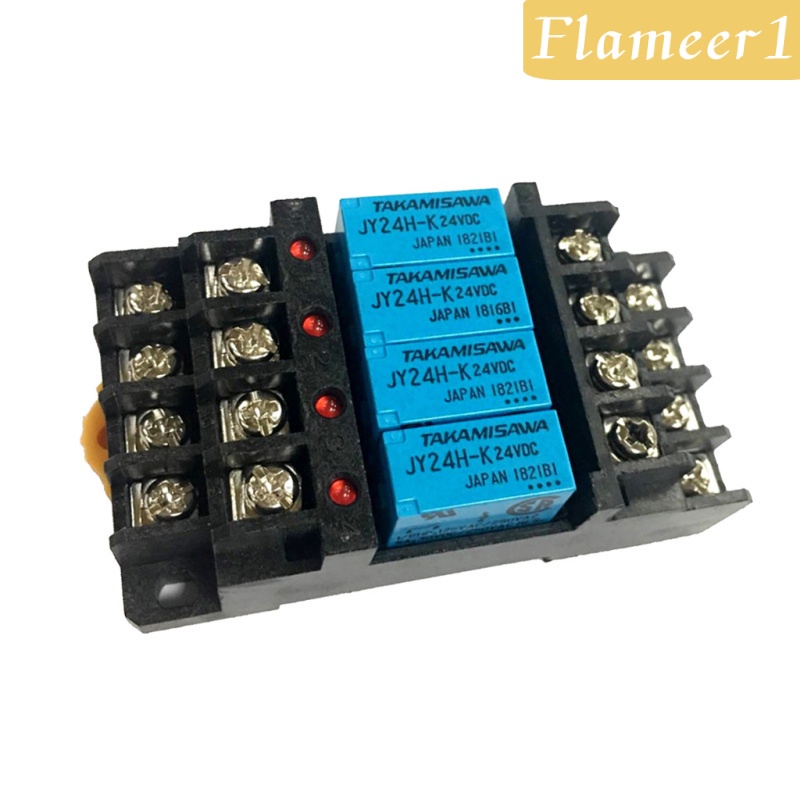 Bộ Rơ Le 1] Cuộn Dây 5A 24VDC 250VAC G6B-4BND Với Rơ Le JY24H-K