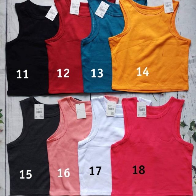 Áo ba lỗ croptop