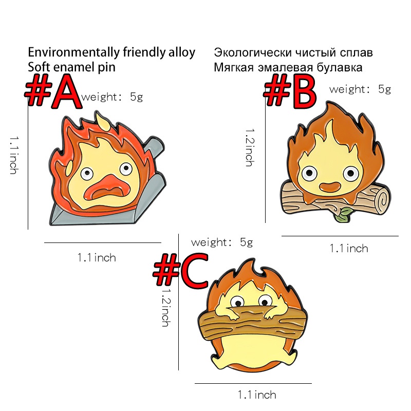Ghim Cài Áo Hoạt Hình Demon Cassifah Tráng Men Tùy Chỉnh Làm Quà Tặng Cho Bạn Bè