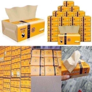 GIẤY ĂN GẤU TRÚC SIPIAO thùng 30 gói - loai 1