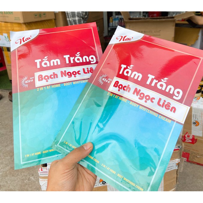Gói tắm trắng bạch ngọc liên