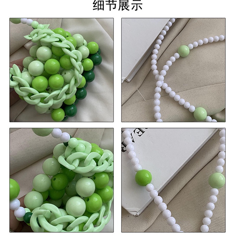 Túi Đeo Chéo Mini Hình Vuông Đính Hạt Ngọc Trai Nhiều Màu Sắc Phong Cách Retro Dành Cho Nữ GYLXB159