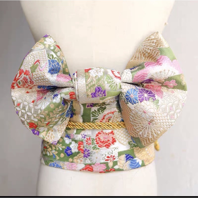 Obi  gấm cao cấp mặc cùng yukata Kimono
