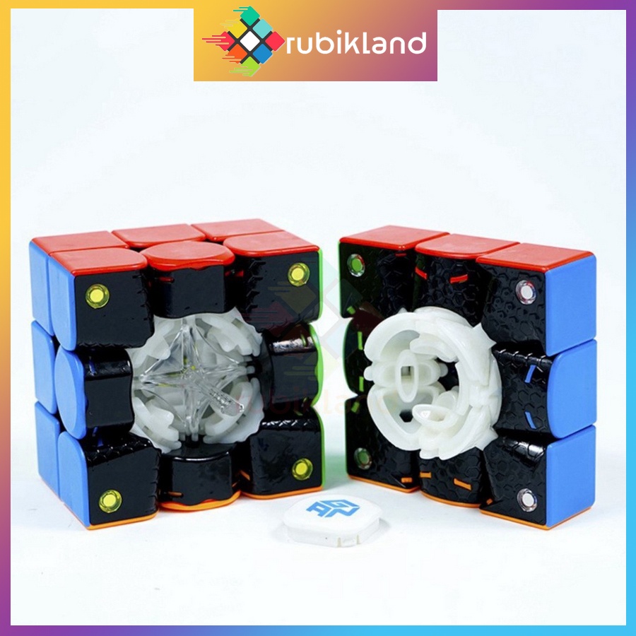 Rubik Gan 356 M Rubic 3x3 Nam Châm Cao Cấp Gan 356M Stickerless Đồ Chơi Trí Tuệ Trẻ Em