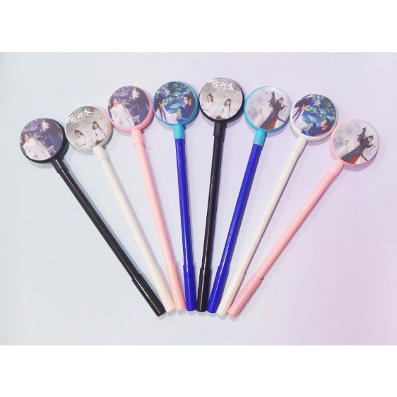 Bút tròn trần tình lệnh BTI43 Bút lúc lắc tiêu chiến vương nhất bác cute dễ thương hoạt hình idol thần tượng