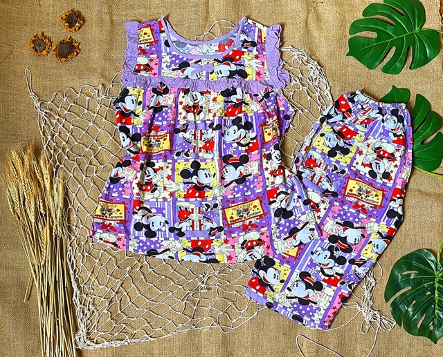 [BIG SIZE] Đồ bộ tole - đồ bộ lanh lửng phối màu 2 da | BigBuy360 - bigbuy360.vn