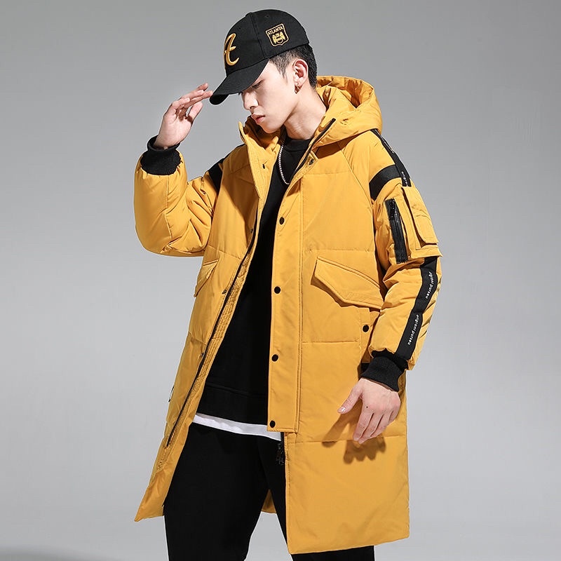 Áo Khoác Phao Nam Thu Đông Dáng Dài Siêu Ấm và Phong cách  SẴN TRẮNG 3XL