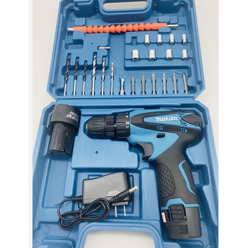 Máy khoan pin 98V loại 3 chức năng có búa - Chuyên Khoan tường, Khoan sắt, Khoan gỗ, Bắt vít