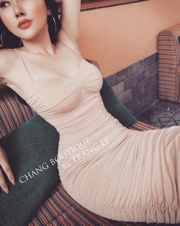 Đầm Thun Nhúng Cúp Ngực