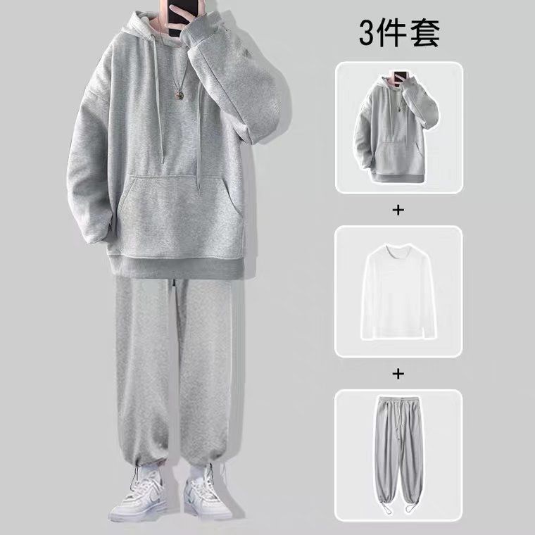 Set Đồ Thể Thao Dài Tay Màu Sắc Đơn Giản Thời Trang Cho Nam