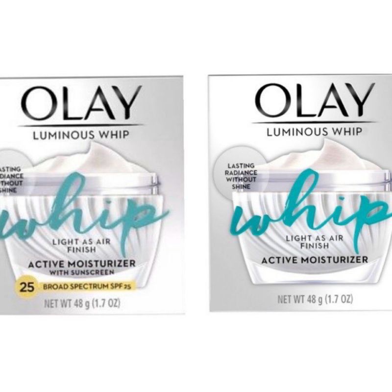 Kem Dưỡng Olay Luminous Whip Light As Air Finish Active Moisturizer (48g)