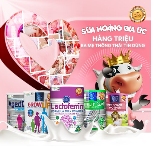 Sữa Bột Tăng Chiều Cao Úc Cho Bé ROYAL AUSNZ Camel Grow Up Milk Powder Cho Trẻ Từ 3 Tuổi hộp 900g