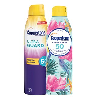 Bình xịt chống nắng kháng nước Coppertone ULTRA GUARD Sunscreen Continuous Spray SPF 50 156g (Mỹ)