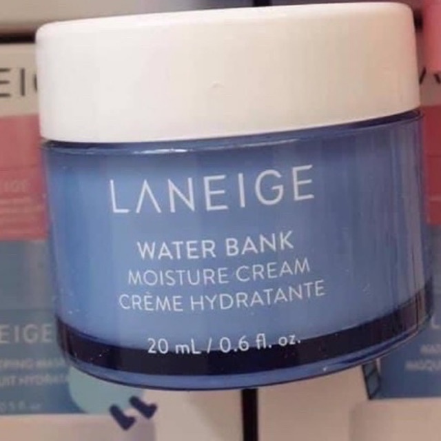 ( MINISIZE 20ml) Kem dưỡng dành cho da khô Laneige Water Bank Moisture Cream Ex 20ml