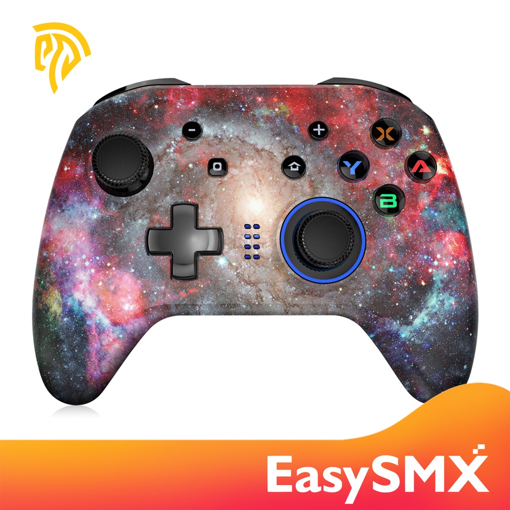 Easysmx Esm-4108 Kontroler Gamepad Wireless Turbo Combo Untuk Switch Windows Xp/10/7/8/8.1