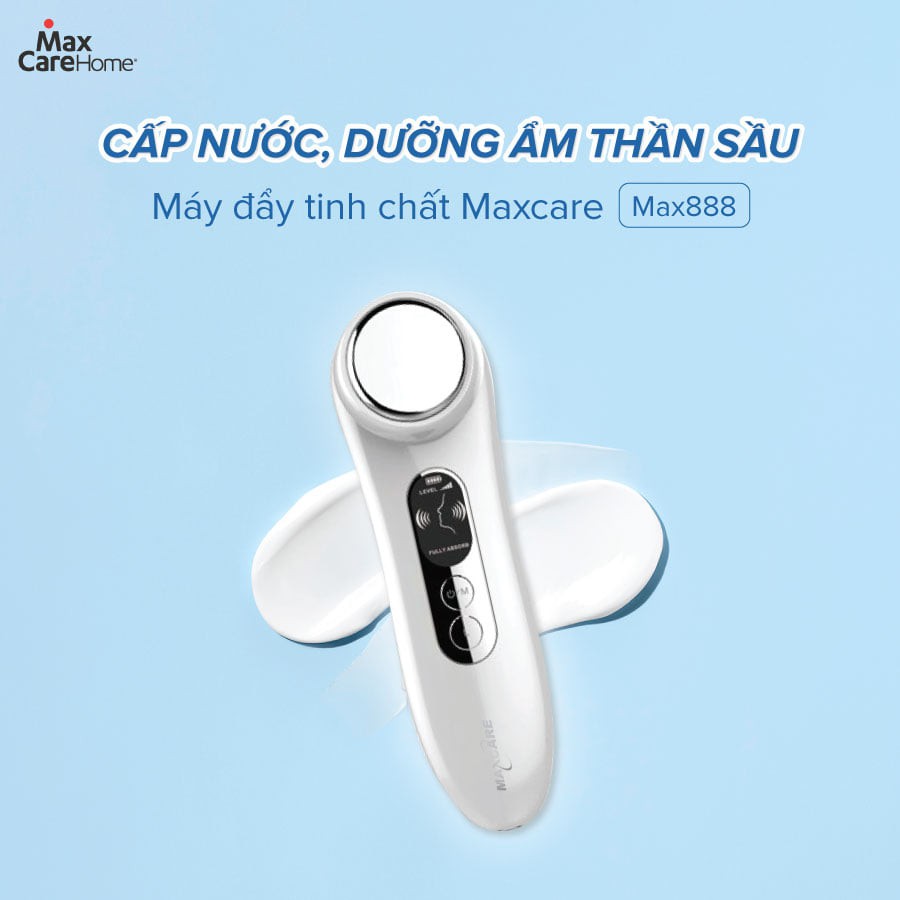 Máy đẩy tinh chất MAXCARE MAX888 điện di ion massage nâng cơ mặt tẩy trang dưỡng da chống lão hoá mát xa matxa SIMI