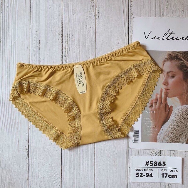 Quần lót nữ phối ren có lỗ thông hơi mặc mát lạnh | BigBuy360 - bigbuy360.vn