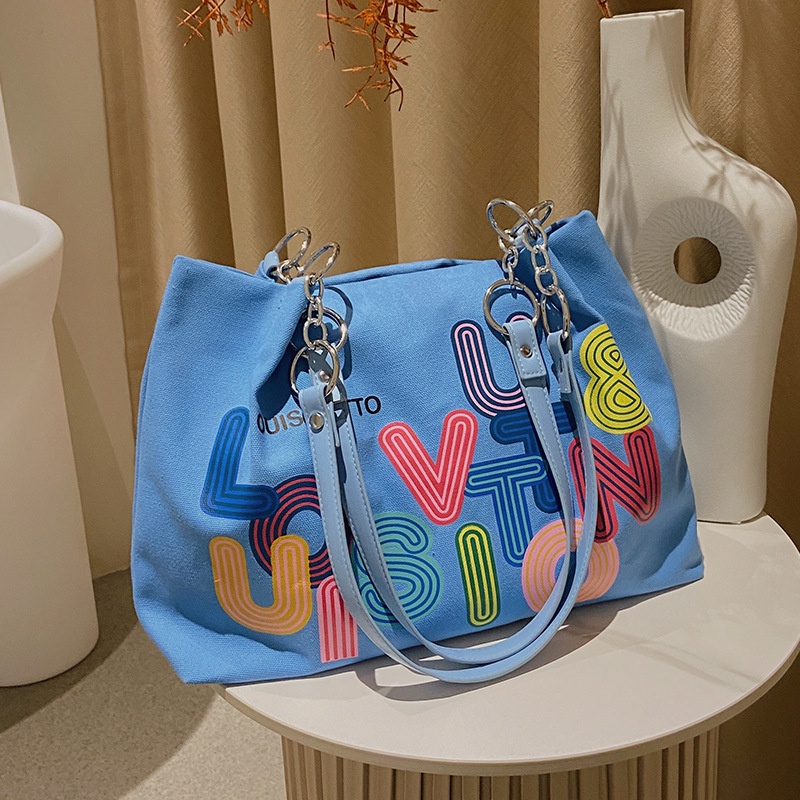 Túi Xách Nữ Vải Bạt Thời Trang Hàn Hàn Quốc Mùa Hè 2022
