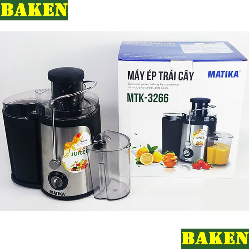 Máy Ép Trái Cây MATIKA MTK-3266 - Máy Ép Nhanh 600w - 1.4L - BAKEN