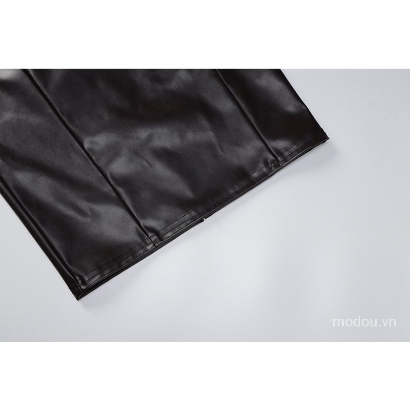 Đầm trễ vai xẻ tà màu trơn quyến rũ cho nữ