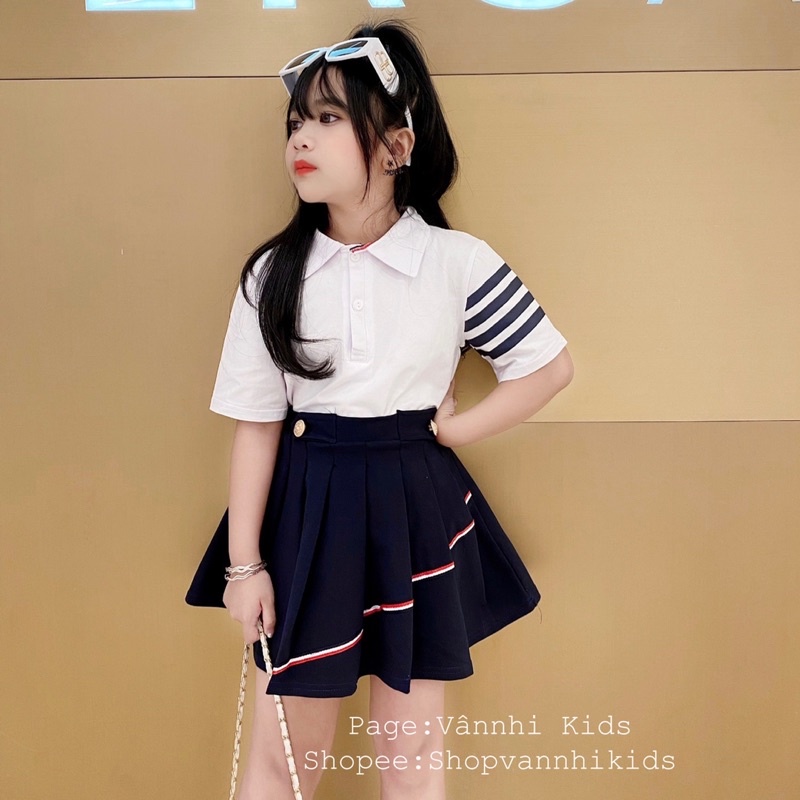 SET VÁY THOM.B.R.O.W ĐỒNG PHỤC CHO BÉ ĐI HỌC 15kg-40kg