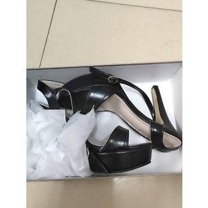 Giày cao gót nhọn sandal HI350 cao 12cm da cao cấp size 34 đến 39 ORDER