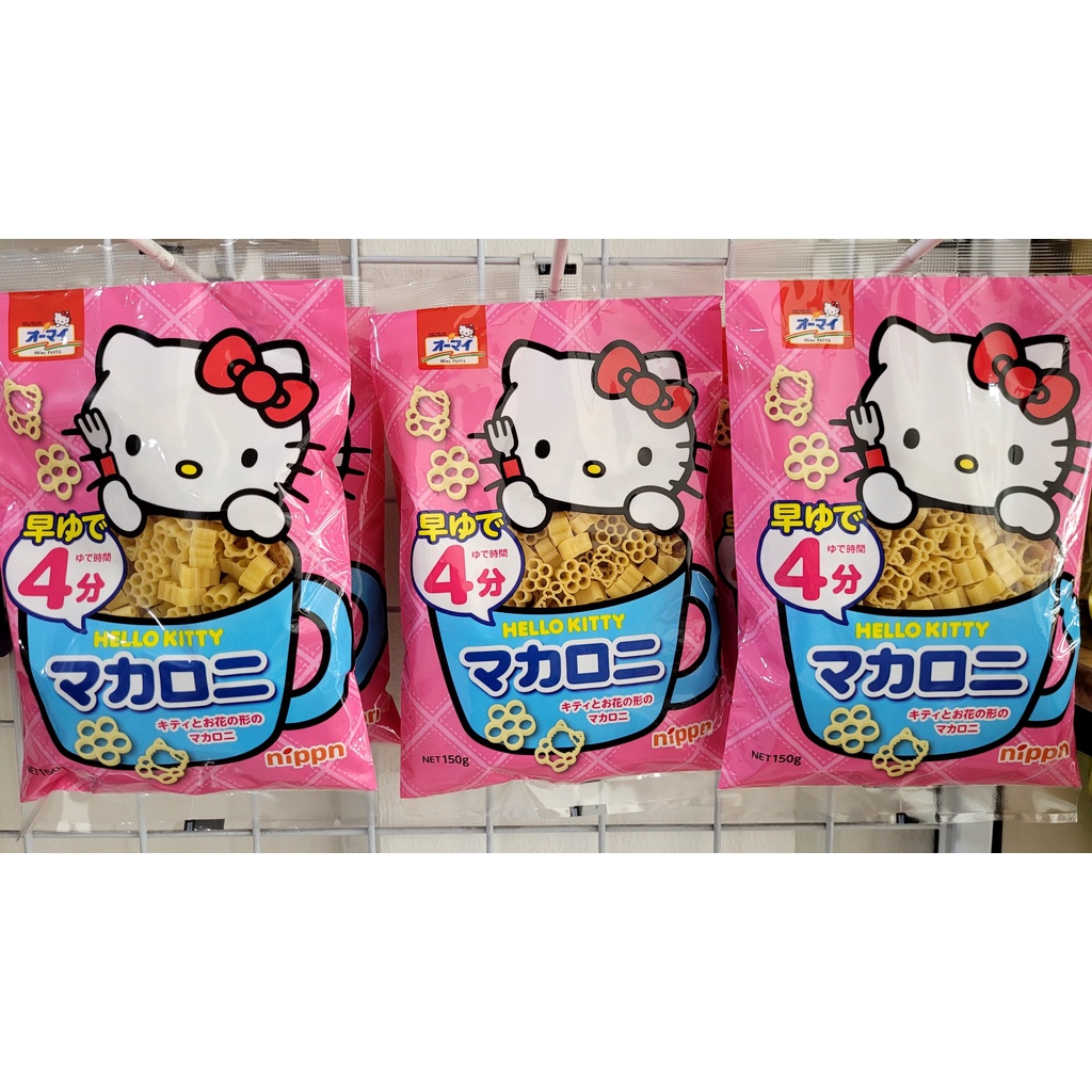 [HÀNG NHẬT CHÍNH HÃNG] Mì ống Hello Kitty hãng Nippn [Gói 150 gram]