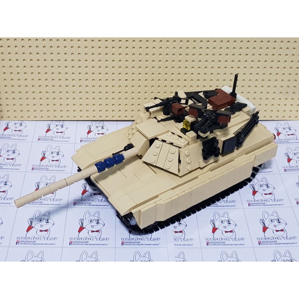 Lego - xe tank M1abrams mĩ - hàng thủ công bằng tay do Việt Nam sản xuất