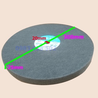Bánh nỉ mài nhám đường kính 300mm trục 20 dầy 25 cỡ 5p